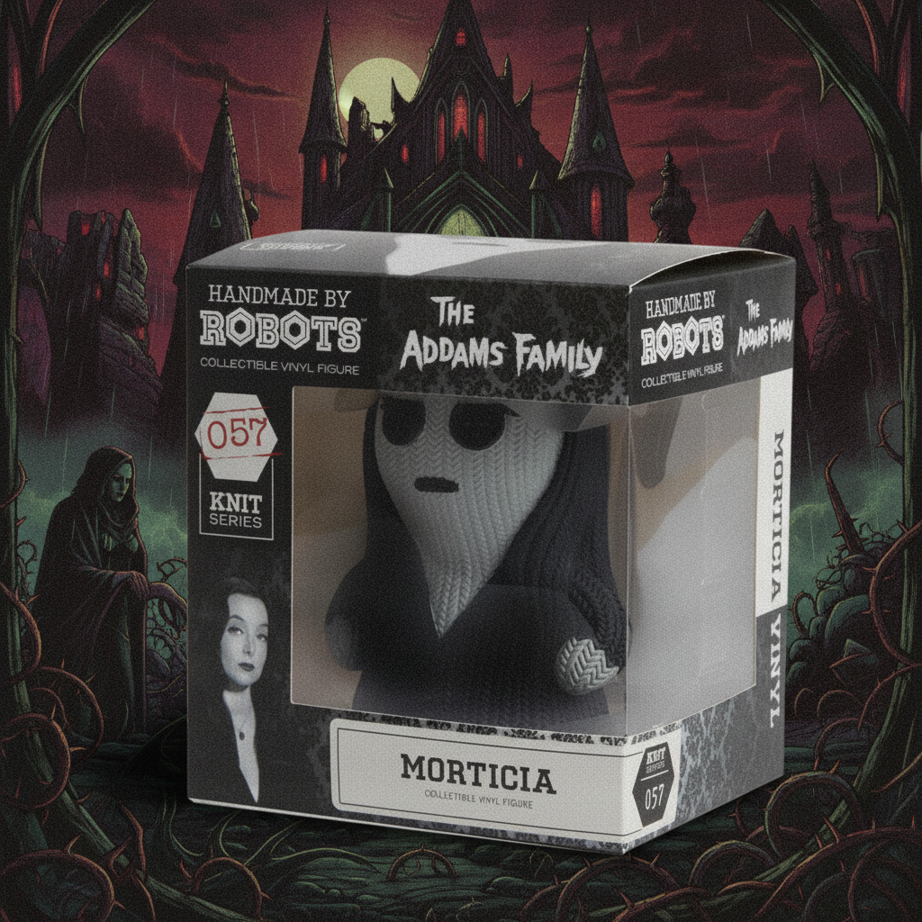 Morticia Addams – Handmade by Robots (Kolekcinė Gotikinė Figūrėlė | Nr. 057)